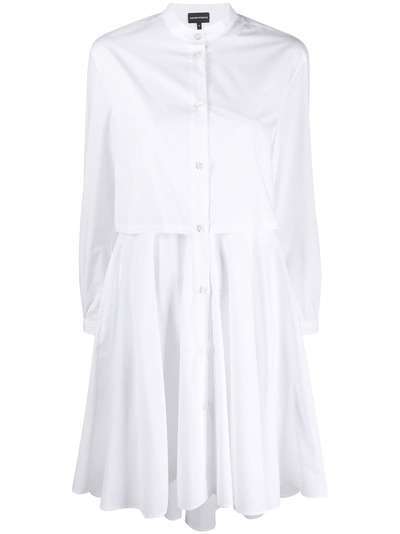 Emporio Armani многослойное платье-рубашка