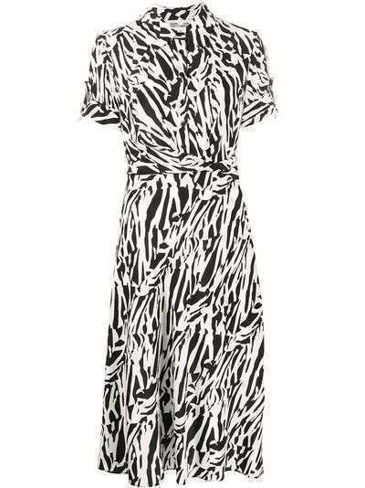 DVF Diane von Furstenberg платье-рубашка с короткими рукавами