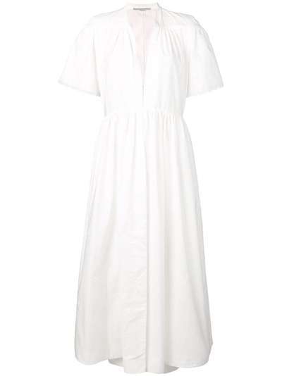 Stella McCartney расклешенное платье с вышивкой