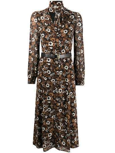 Michael Michael Kors платье-рубашка с цветочным узором