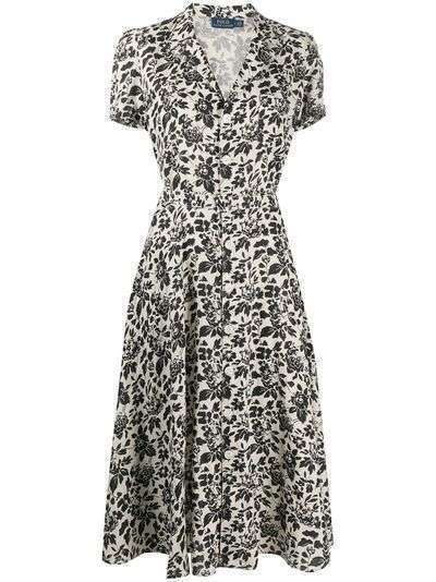 Polo Ralph Lauren платье с цветочным принтом