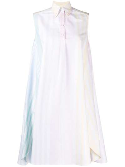 Thom Browne платье оверсайз с полосками 4-bar