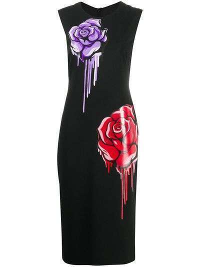 Boutique Moschino платье без рукавов с цветочным принтом