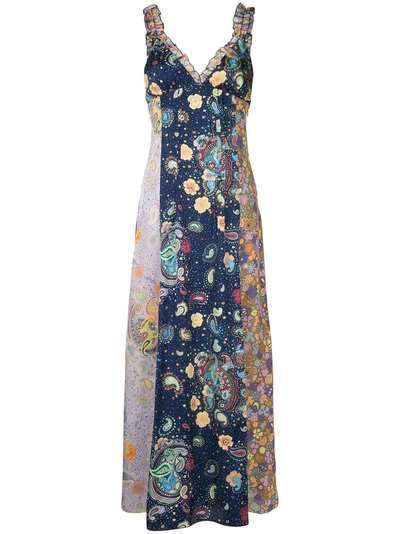 M Missoni платье макси с цветочным принтом