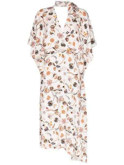 Roland Mouret платье миди Meyers с цветочным принтом