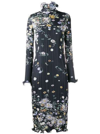Givenchy платье миди с цветочным принтом