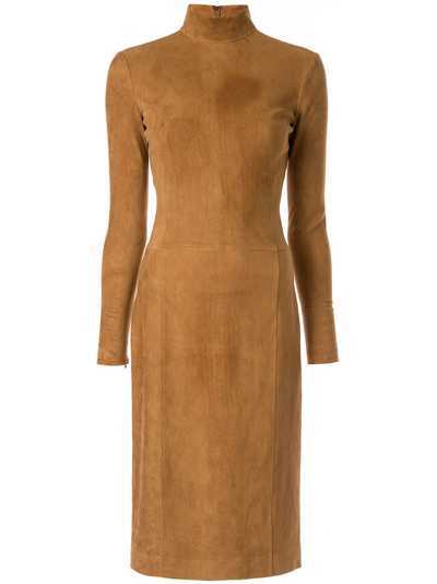 Ralph Lauren Collection платье с высоким воротником