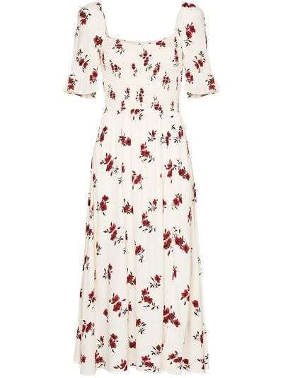 Reformation платье миди Parsley с цветочным принтом