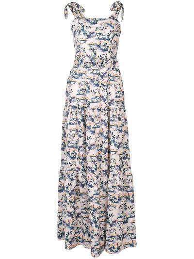 Rebecca Vallance платье макси с принтом