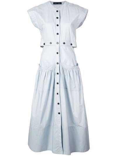 Proenza Schouler платье-рубашка с короткими рукавами