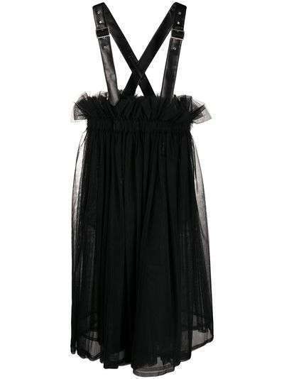 Comme Des Garçons Noir Kei Ninomiya расклешенное платье-сарафан