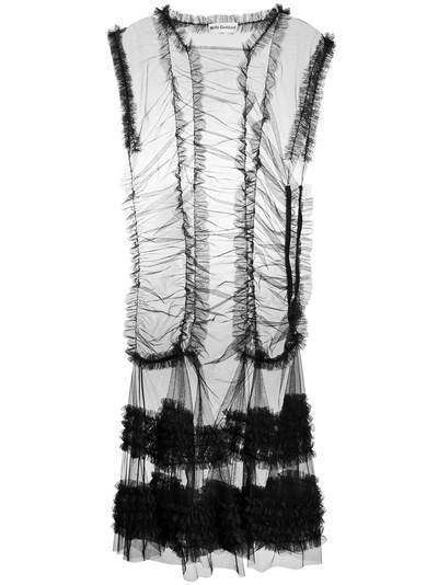 Molly Goddard полупрозрачное платье с оборками