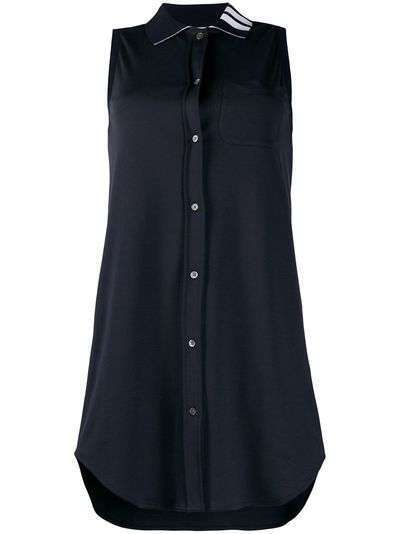 Thom Browne платье-рубашка с полосками 4-Bar