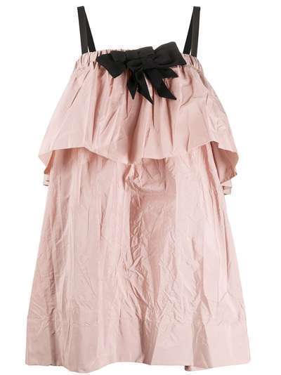 Nº21 платье мини с оборками