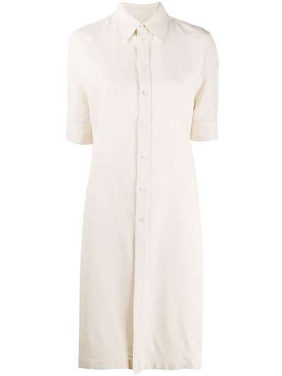 Jil Sander платье-рубашка с короткими рукавами