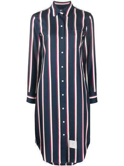 Thom Browne платье-рубашка в полоску