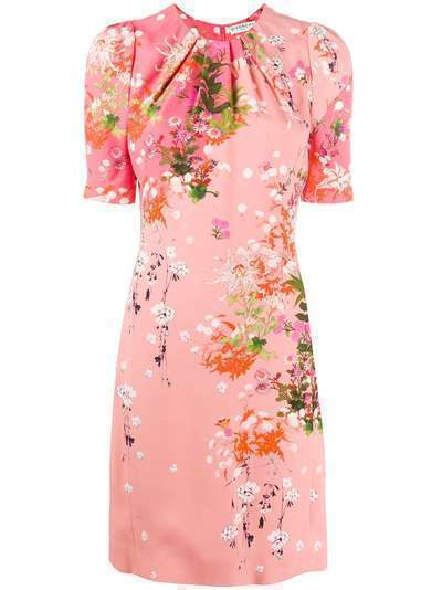 Givenchy короткое платье с цветочным принтом