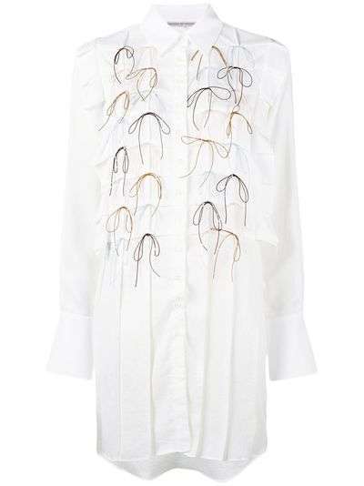 Marco De Vincenzo платье-рубашка с бантиками