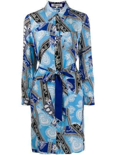 DVF Diane von Furstenberg платье-рубашка Chine