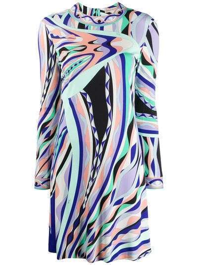 Emilio Pucci платье с абстрактным принтом