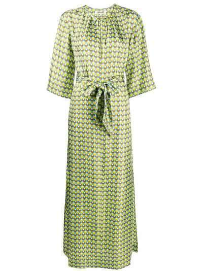 DVF Diane von Furstenberg платье Caris с геометричным принтом