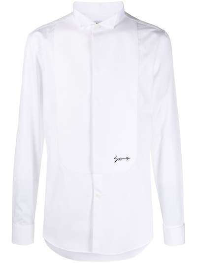 Givenchy рубашка с вышитым логотипом