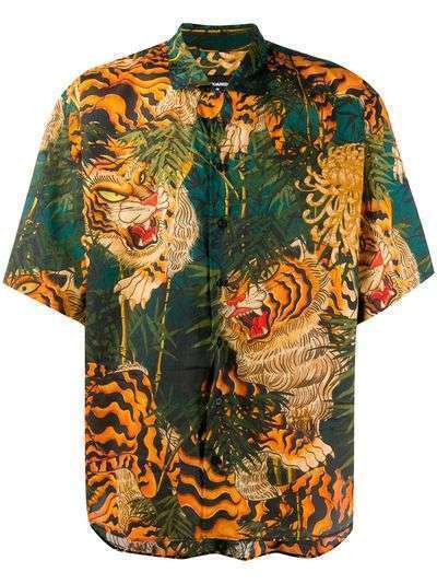 Dsquared2 рубашка с принтом Tiger