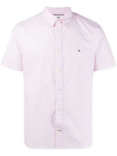 Tommy Hilfiger рубашка на пуговицах с вышитым логотипом