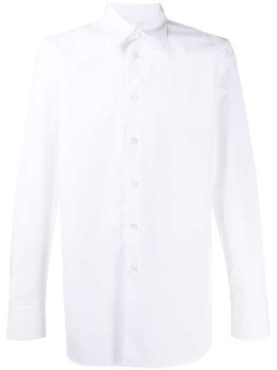 Jil Sander рубашка с длинными рукавами и вставками