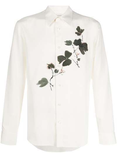 Alexander McQueen рубашка с принтом