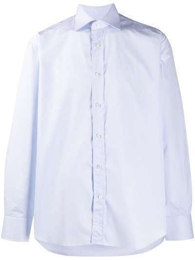 Canali полосатая рубашка с длинными рукавами