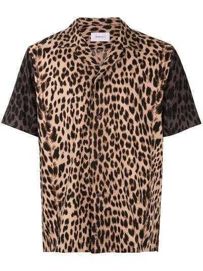 Ports V рубашка свободного кроя с леопардовым принтом