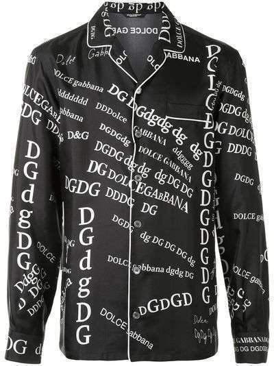 Dolce & Gabbana рубашка Dadaist с логотипом