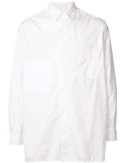 Yohji Yamamoto рубашка оверсайз с нагрудными карманами