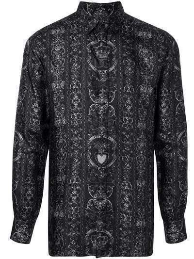 Dolce & Gabbana рубашка с графичным принтом