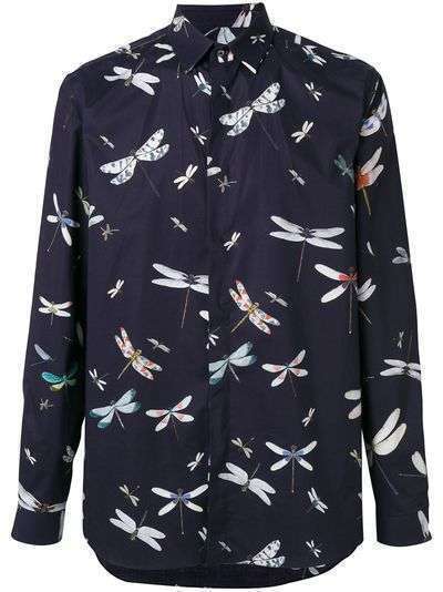 Valentino рубашка со стрекозами