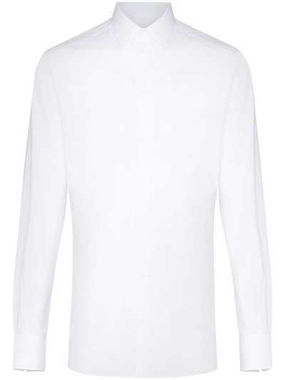 Dolce & Gabbana рубашка с жаккардовым логотипом