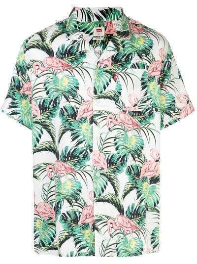 Levi's рубашка с принтом Flamingo Leaf