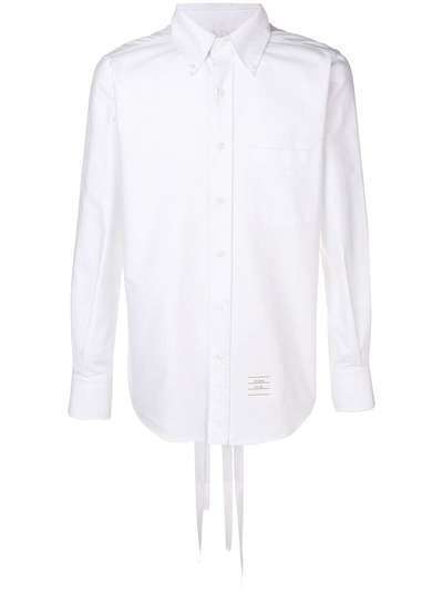 Thom Browne рубашка прямого кроя со шнуровкой на спине