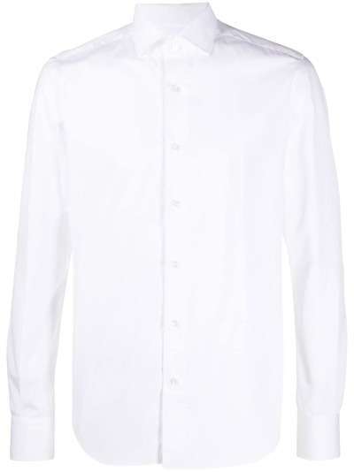 Xacus рубашка узкого кроя с длинными рукавами