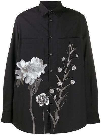 Valentino рубашка с цветочным принтом
