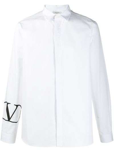 Valentino рубашка с принтом VLogo