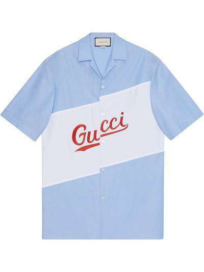 Gucci рубашка с вышивкой Gucci