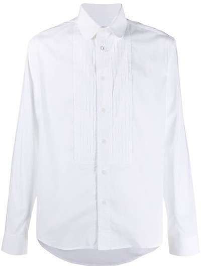 Off-White рубашка с принтом на спине