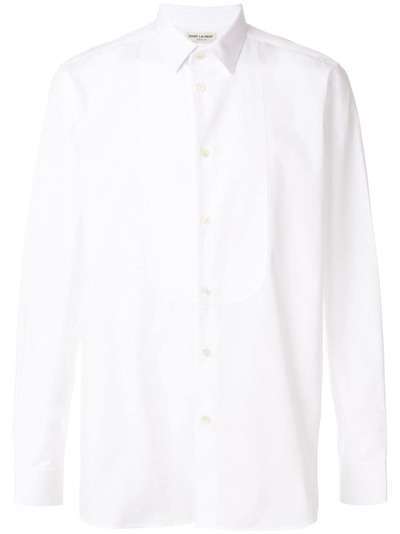 Saint Laurent классическая рубашка с длинными рукавами