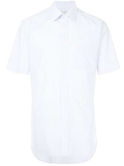 Gieves & Hawkes short-sleeved striped shirt