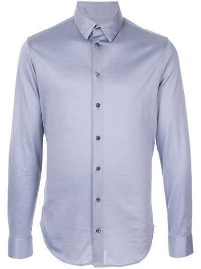 Giorgio Armani классическая однотонная рубашка