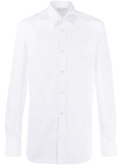 Alexander McQueen поплиновая рубашка