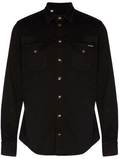 Dolce & Gabbana джинсовая рубашка на кнопках