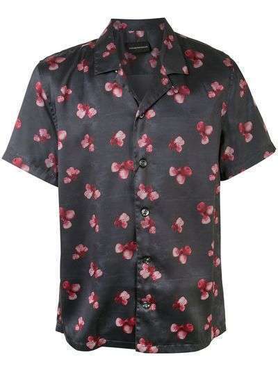 Emporio Armani рубашка с цветочным принтом
